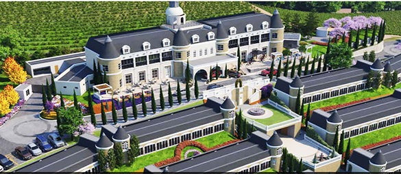 Castelos do Vale Resorts-maquete