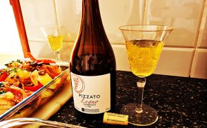 Pizzato Legno Chardonnay 2021 e bacalha