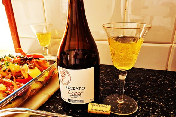 Pizzato Legno Chardonnay 2021 e bacalha