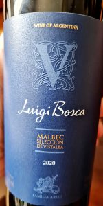 Luigi Bosca Malbec Selection de Vistalba 2020